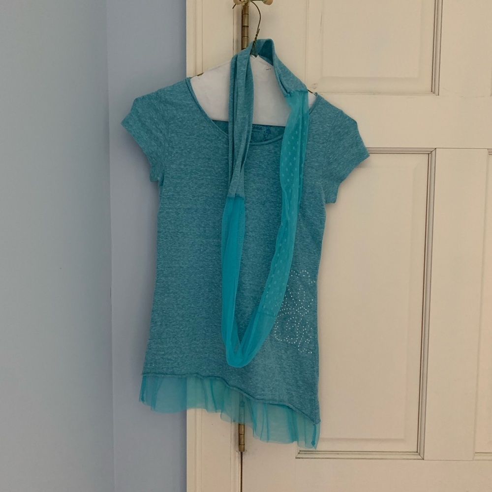 Arizona Jean Company girls’ 10/12 shirt with scarf